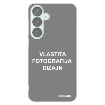 Picasee silikonska prozirna maskica za Samsung Galaxy S25+ 5G - Vlastiti foto dizajn