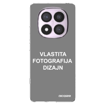 Picasee silikonska prozirna maskica za Xiaomi Redmi Note 14 Pro 4G - Vlastiti foto dizajn