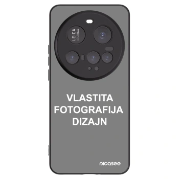 Picasee crna silikonska maskica za Xiaomi 15 Ultra - Vlastiti foto dizajn