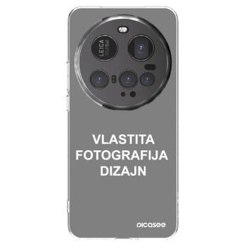Picasee silikonska prozirna maskica za Xiaomi 15 Ultra - Vlastiti foto dizajn