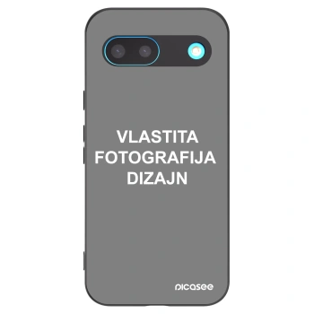 Picasee crna silikonska maskica za Google Pixel 8 - Vlastiti foto dizajn