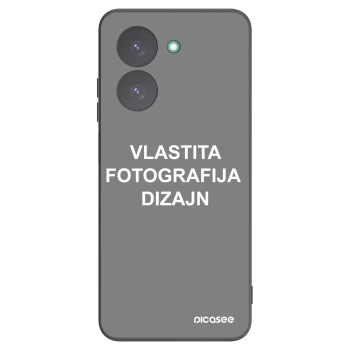 Picasee crna silikonska maskica za Xiaomi Redmi A5 - Vlastiti foto dizajn