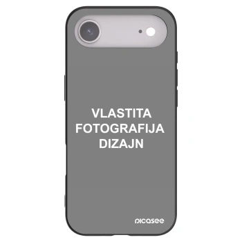 Picasee crna silikonska maskica za Apple iPhone Air - Vlastiti foto dizajn