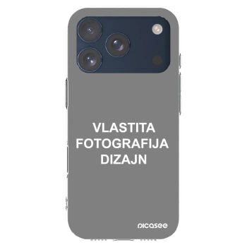 Picasee silikonska prozirna maskica za Apple iPhone 17 Pro - Vlastiti foto dizajn