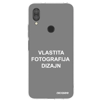 Picasee silikonska prozirna maskica za Xiaomi Redmi 7 - Vlastiti foto dizajn