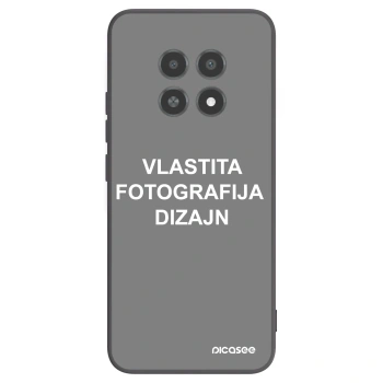 Picasee crna silikonska maskica za Realme 12X - Vlastiti foto dizajn