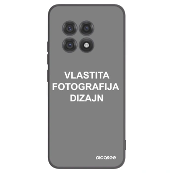 Picasee crna silikonska maskica za OnePlus 13R 5G - Vlastiti foto dizajn