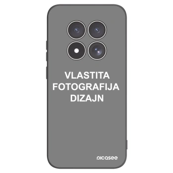 Picasee crna silikonska maskica za Xiaomi Redmi Note 15 Pro 4G - Vlastiti foto dizajn