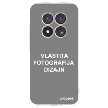Picasee silikonska prozirna maskica za Xiaomi Redmi Note 15 Pro 4G - Vlastiti foto dizajn