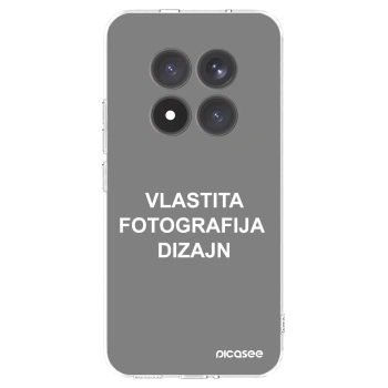Picasee silikonska prozirna maskica za Xiaomi Redmi Note 15 Pro+ - Vlastiti foto dizajn