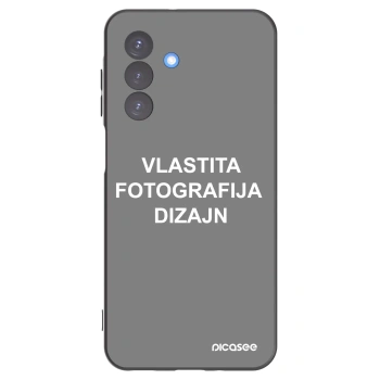 Picasee crna silikonska maskica za Samsung Galaxy A17 5G - Vlastiti foto dizajn