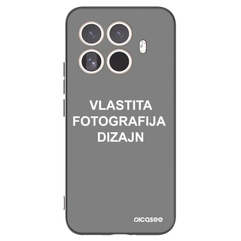 Picasee crna silikonska maskica za Xiaomi 15T Pro - Vlastiti foto dizajn
