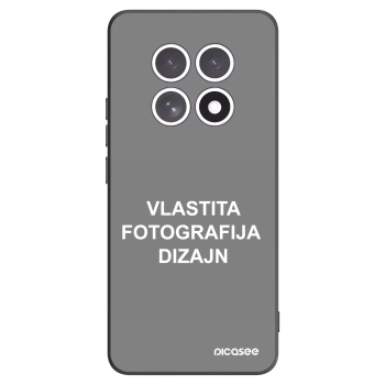Picasee crna silikonska maskica za Xiaomi Redmi Note 15 - Vlastiti foto dizajn