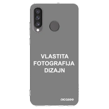 Picasee silikonska prozirna maskica za Huawei P30 Lite - Vlastiti foto dizajn