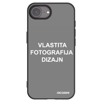 Picasee crna silikonska maskica za Apple iPhone 17e - Vlastiti foto dizajn
