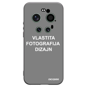 Picasee crna silikonska maskica za Xiaomi 17 Ultra - Vlastiti foto dizajn