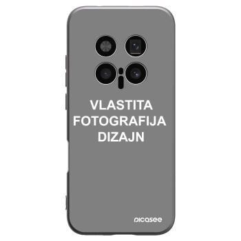Picasee crna silikonska maskica za Honor Magic8 Pro 5G - Vlastiti foto dizajn