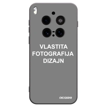 Picasee crna silikonska maskica za Vivo X300 Pro - Vlastiti foto dizajn