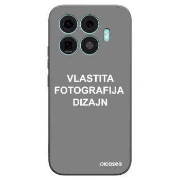 Picasee crna silikonska maskica za Xiaomi 17T - Vlastiti foto dizajn