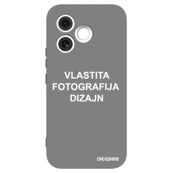 Picasee crna silikonska maskica za Honor 600 Lite - Vlastiti foto dizajn