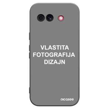 Picasee crna silikonska maskica za Google Pixel 10a - Vlastiti foto dizajn
