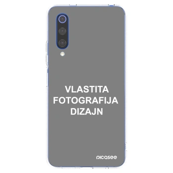 Picasee silikonska prozirna maskica za Xiaomi Mi 9 SE - Vlastiti foto dizajn