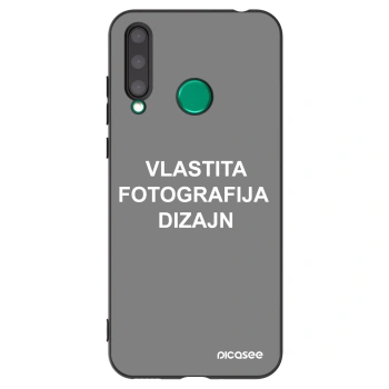 Picasee crna silikonska maskica za Honor 20 Lite - Vlastiti foto dizajn