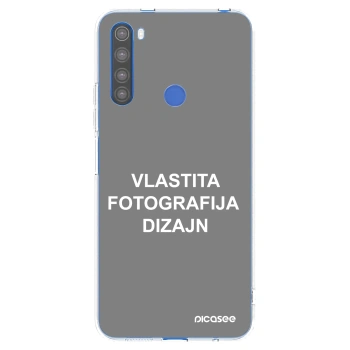 Picasee silikonska prozirna maskica za Xiaomi Redmi Note 8T - Vlastiti foto dizajn