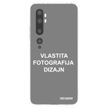 Picasee silikonska prozirna maskica za Xiaomi Mi Note 10 (Pro) - Vlastiti foto dizajn