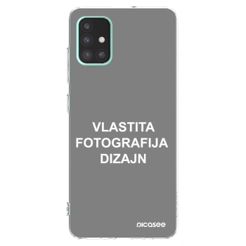 Picasee silikonska prozirna maskica za Samsung Galaxy A51 A515F - Vlastiti foto dizajn