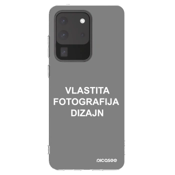 Picasee silikonska prozirna maskica za Samsung Galaxy S20 Ultra 5G G988F - Vlastiti foto dizajn