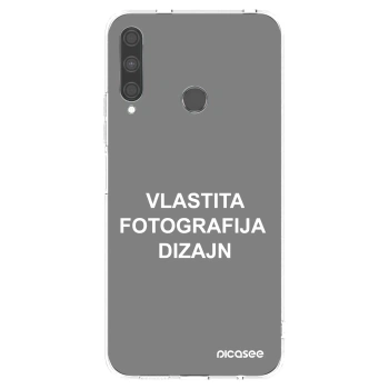 Picasee silikonska prozirna maskica za Huawei P40 Lite E - Vlastiti foto dizajn