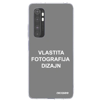 Picasee silikonska prozirna maskica za Xiaomi Mi Note 10 Lite - Vlastiti foto dizajn
