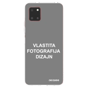 Picasee silikonska prozirna maskica za Samsung Galaxy Note 10 Lite N770F - Vlastiti foto dizajn