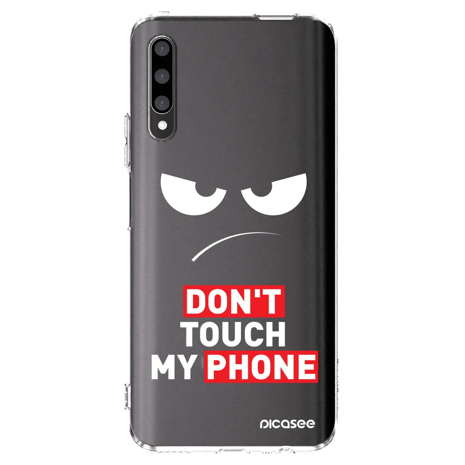 Picasee silikonska prozirna maskica za Honor 9X Pro - Angry Eyes - Transparent
