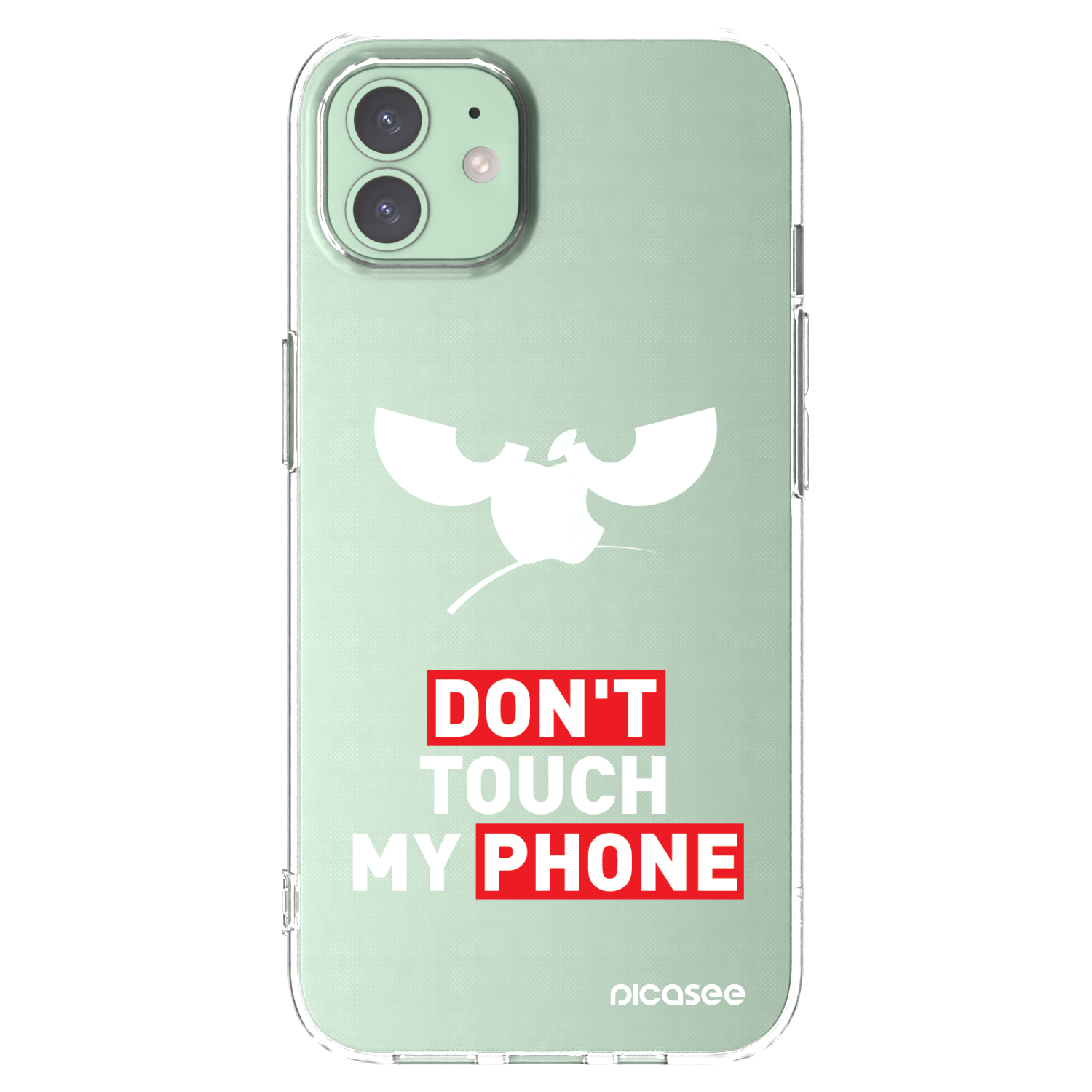 Picasee silikonska prozirna maskica za Apple iPhone 12 - Angry Eyes - Transparent