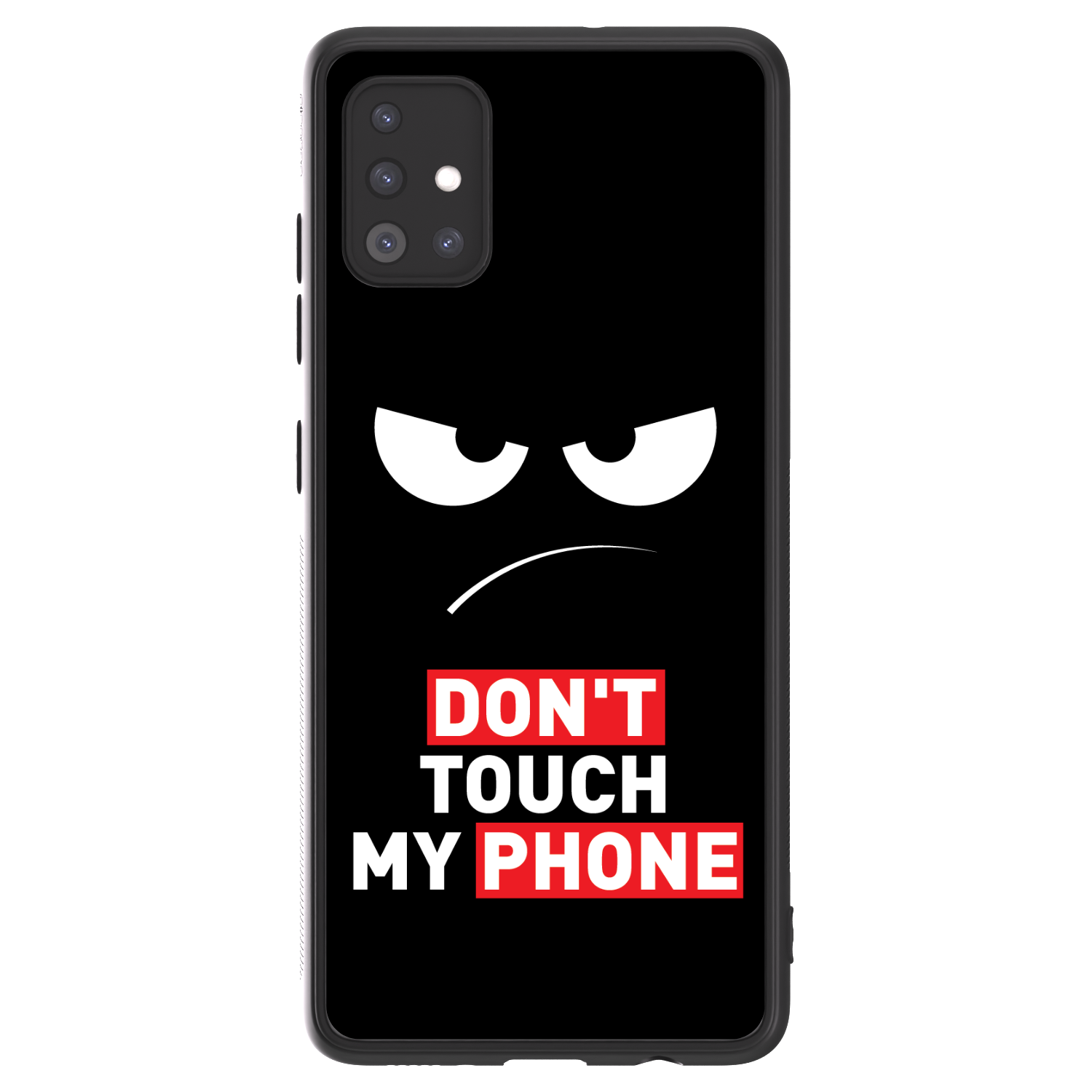 Picasee ULTIMATE CASE za Samsung Galaxy A51 A515F - Angry Eyes - Transparent