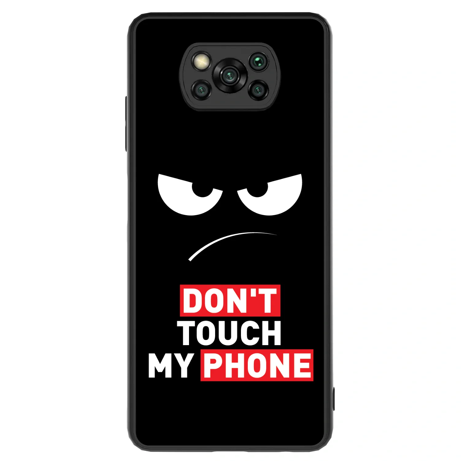 Picasee ULTIMATE CASE za Xiaomi Poco X3 - Angry Eyes - Transparent