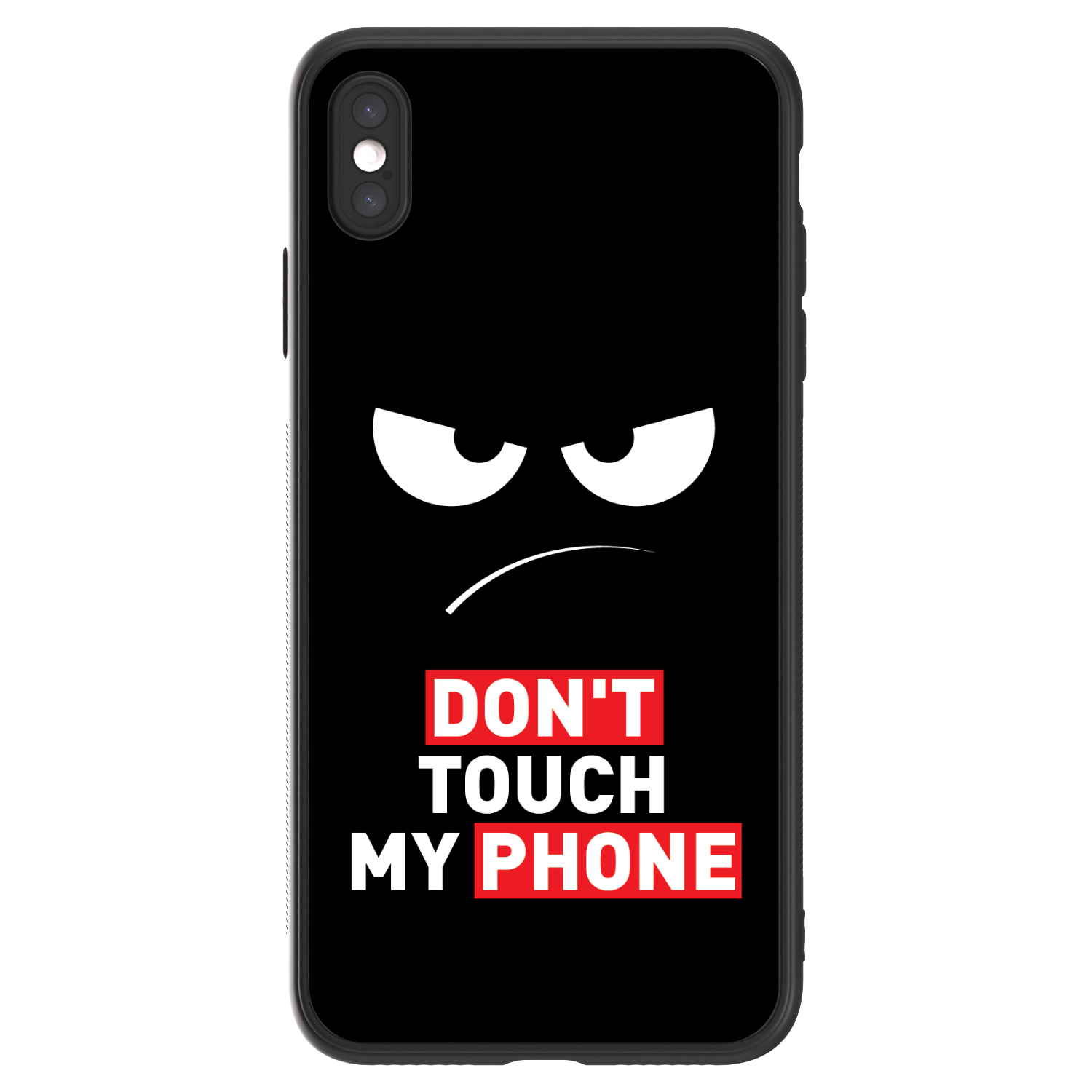 Picasee ULTIMATE CASE za Apple iPhone XS Max - Angry Eyes - Transparent