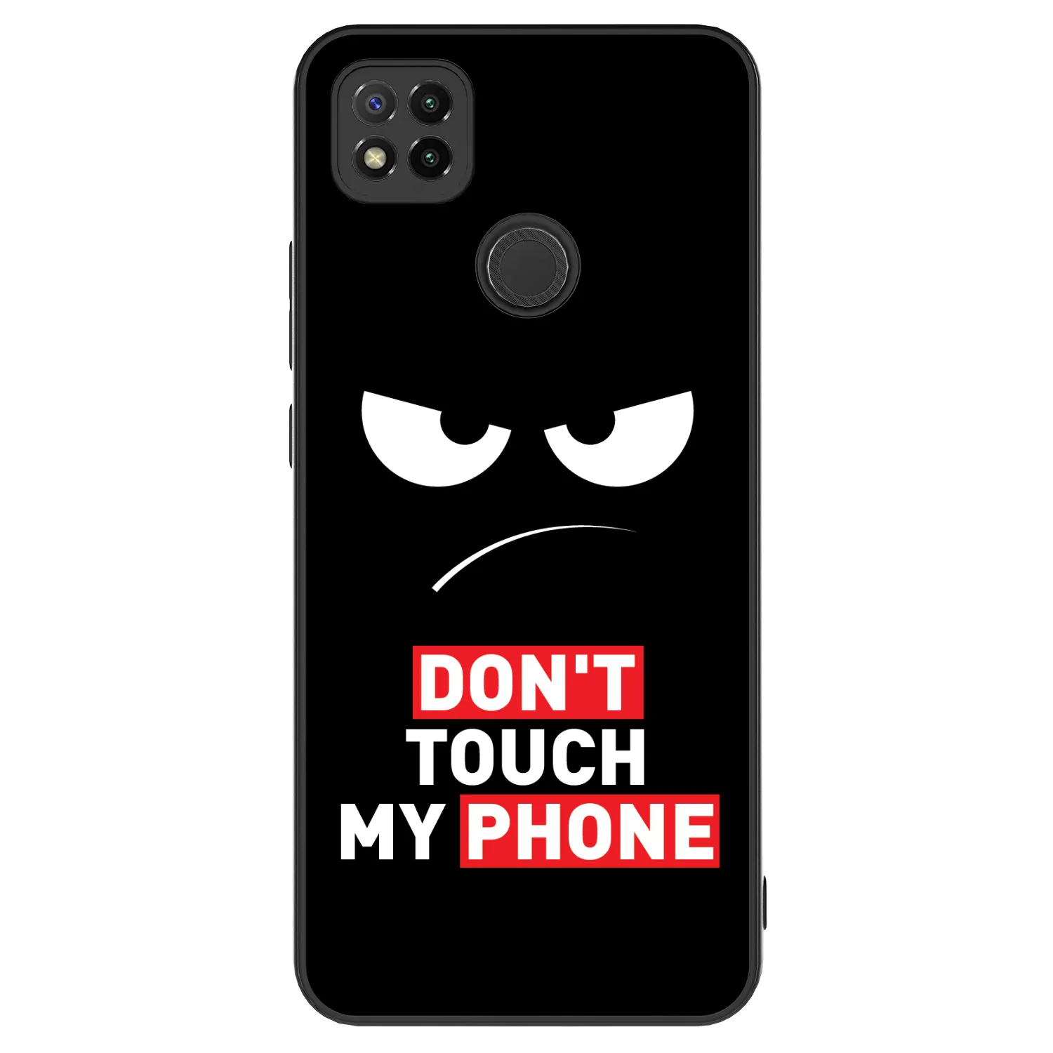 Picasee ULTIMATE CASE za Xiaomi Redmi 9C - Angry Eyes - Transparent