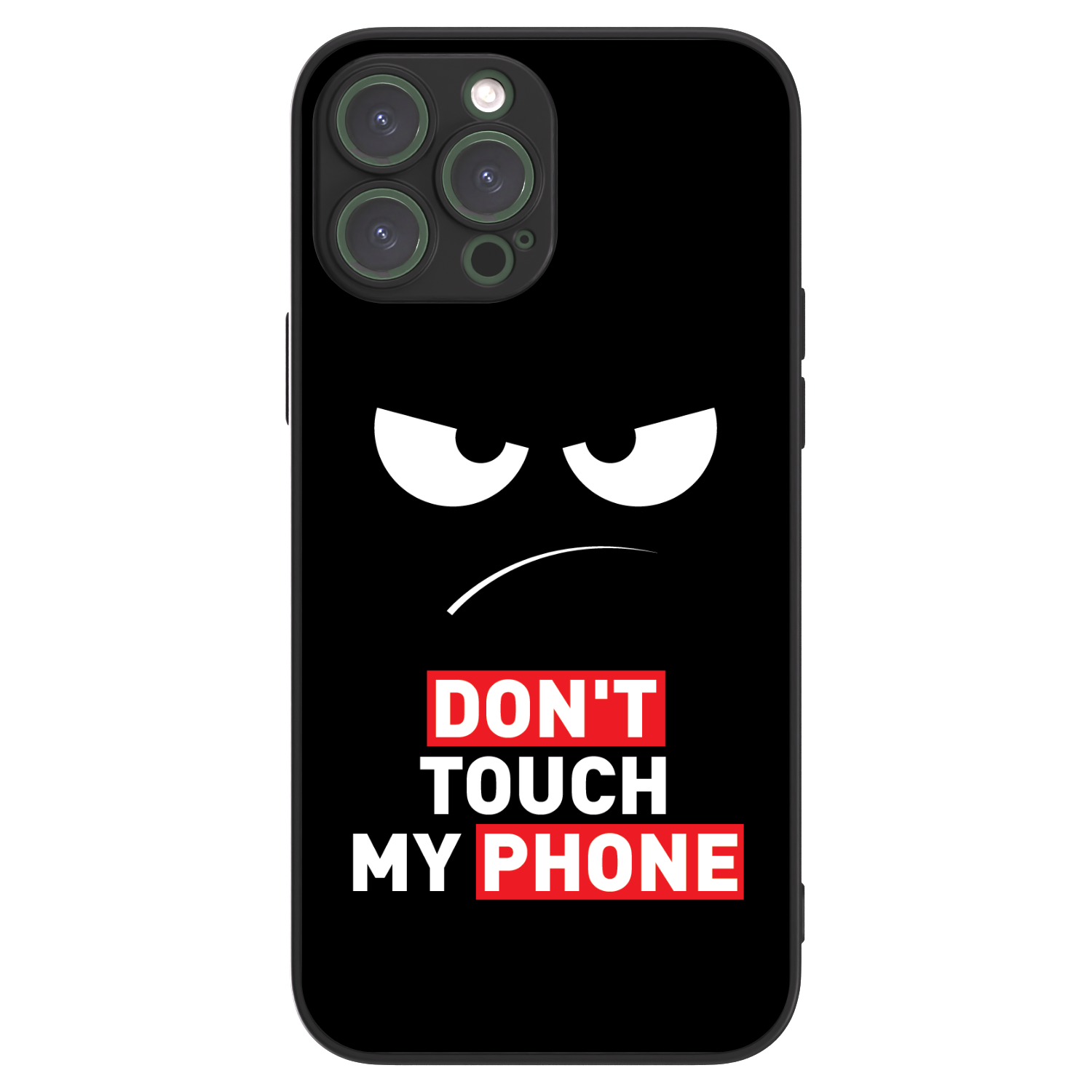 Picasee ULTIMATE CASE za Apple iPhone 13 Pro Max - Angry Eyes - Transparent