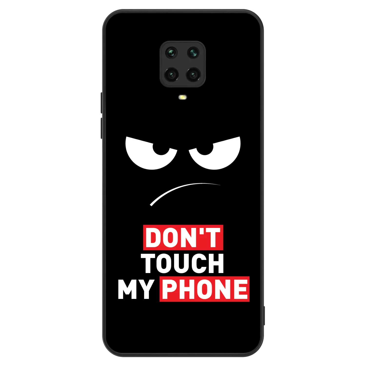 Picasee ULTIMATE CASE za Xiaomi Redmi Note 9S - Angry Eyes - Transparent