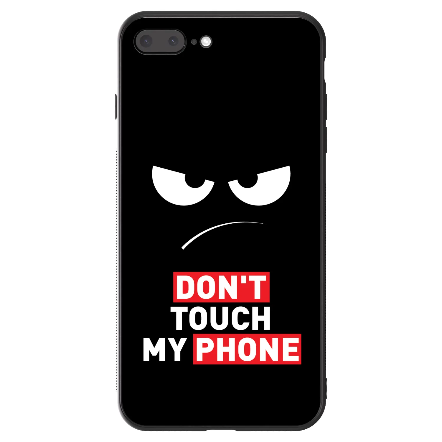 Picasee ULTIMATE CASE za Apple iPhone 8 Plus - Angry Eyes - Transparent