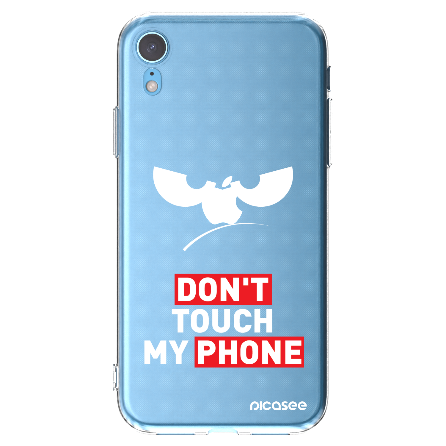Picasee silikonska prozirna maskica za Apple iPhone XR - Angry Eyes - Transparent