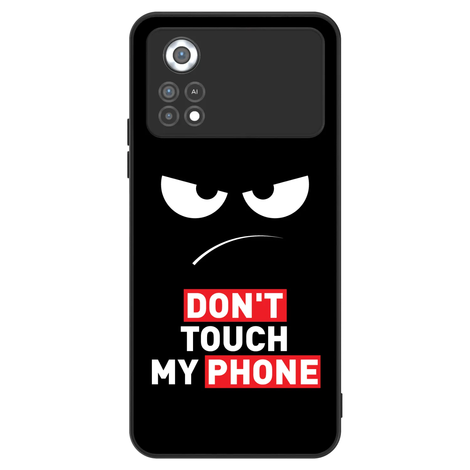 Picasee ULTIMATE CASE za Xiaomi Poco X4 Pro 5G - Angry Eyes - Transparent