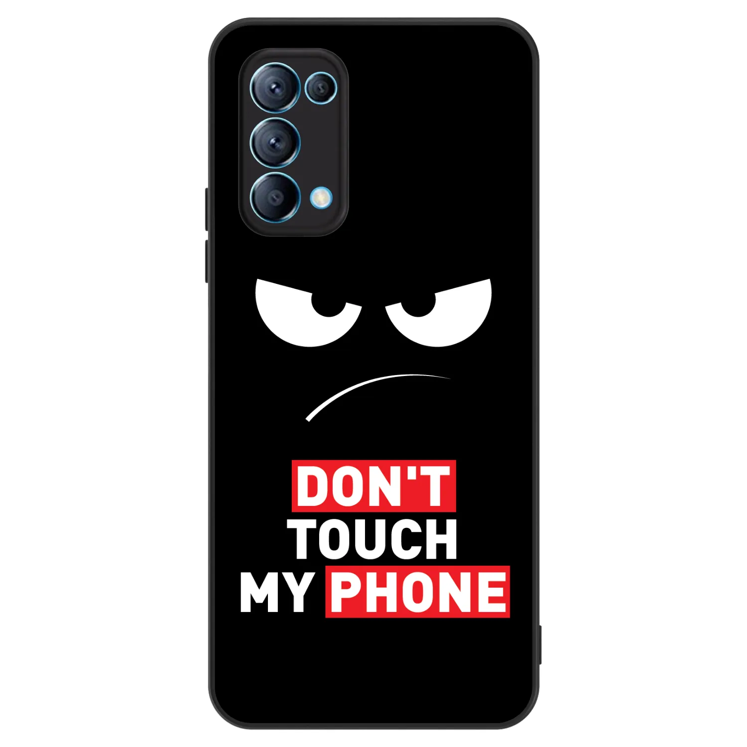 Picasee ULTIMATE CASE za OPPO Reno 5 5G - Angry Eyes - Transparent
