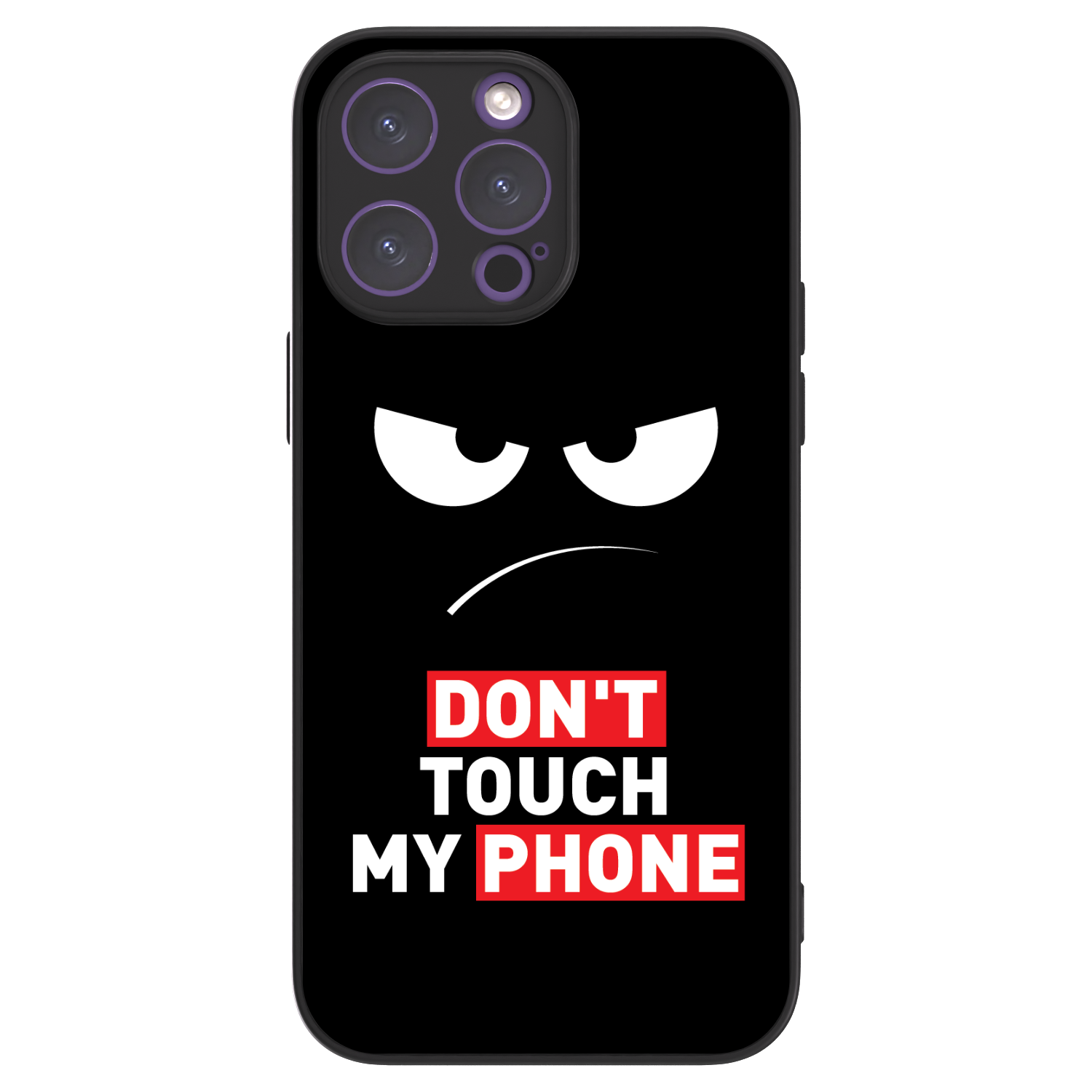 Picasee ULTIMATE CASE za Apple iPhone 14 Pro Max - Angry Eyes - Transparent