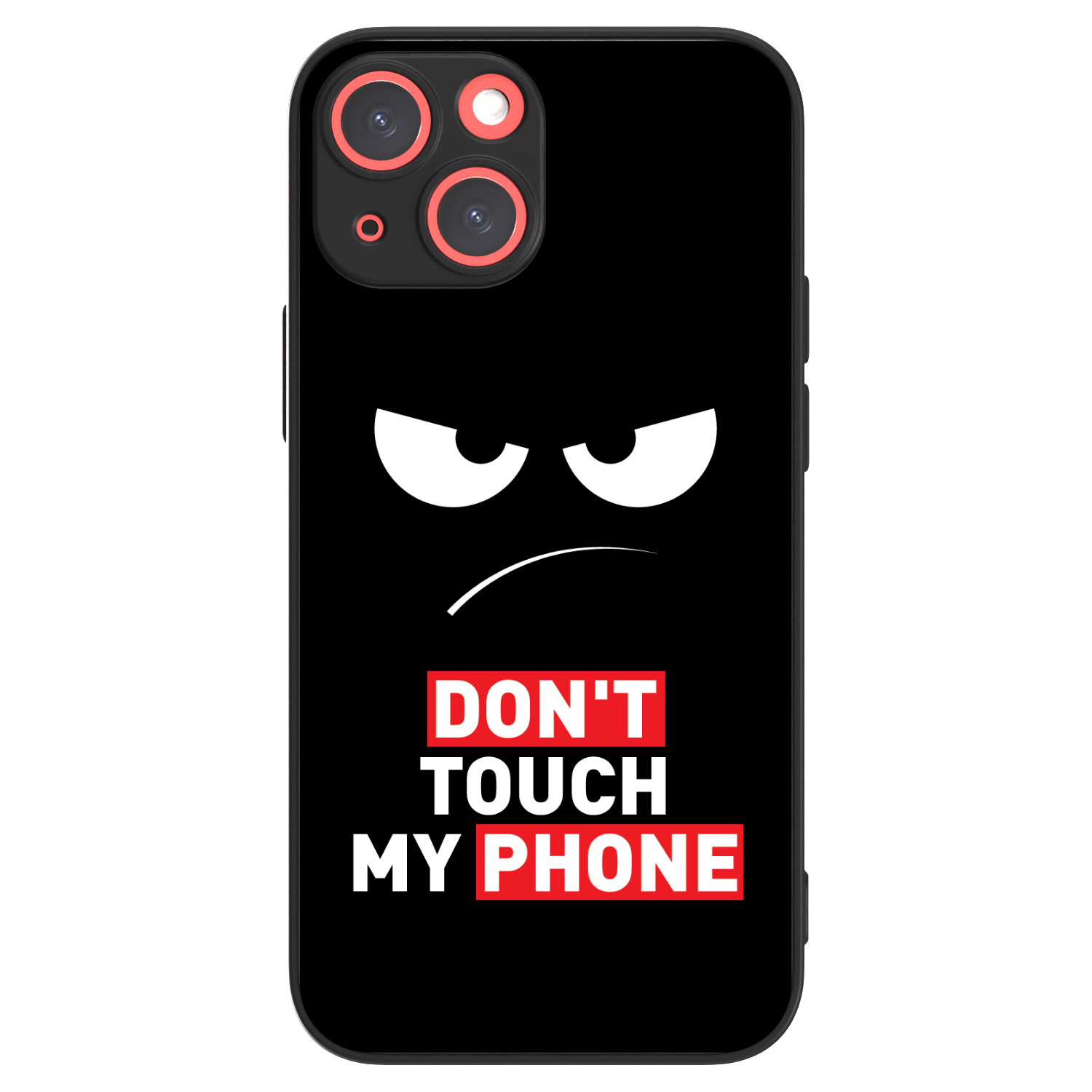 Picasee ULTIMATE CASE MagSafe za Apple iPhone 13 mini - Angry Eyes - Transparent