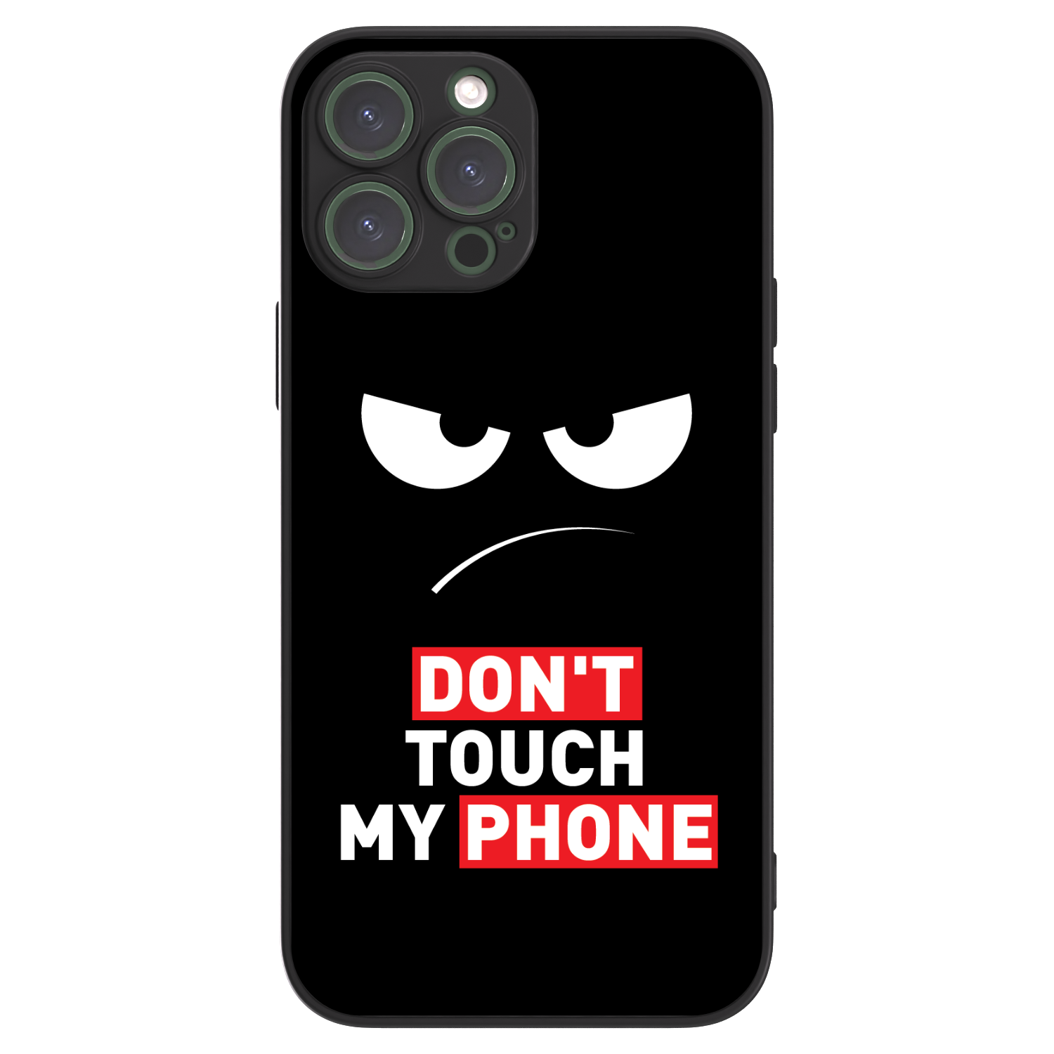 Picasee ULTIMATE CASE MagSafe za Apple iPhone 13 Pro Max - Angry Eyes - Transparent