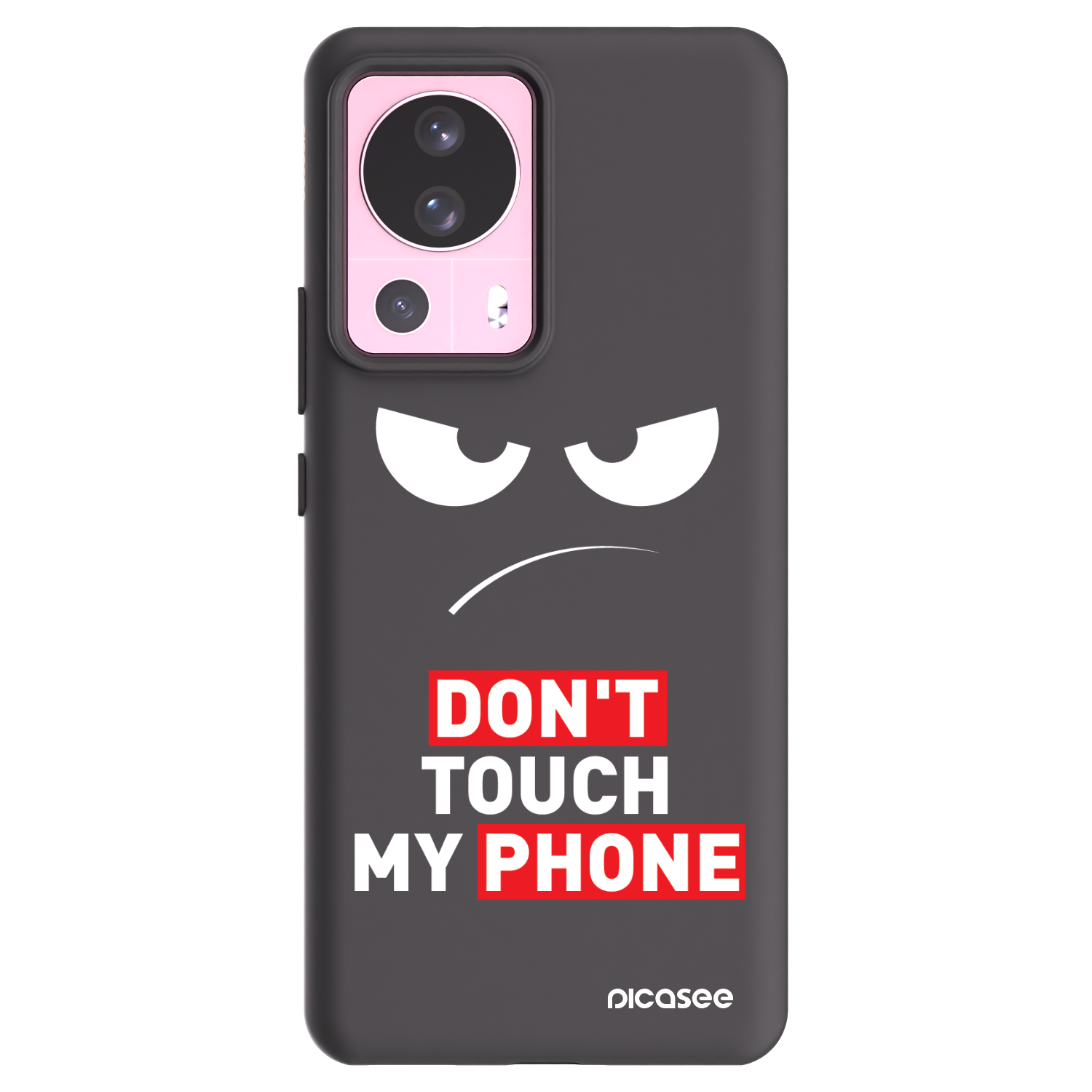 Picasee crna silikonska maskica za Xiaomi 13 Lite - Angry Eyes - Transparent